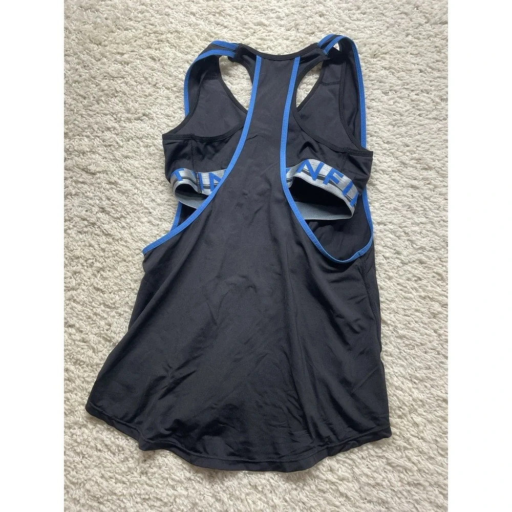 Infinity Flex Tank Bra Womens Small Black Blue - Picture 7 of 8